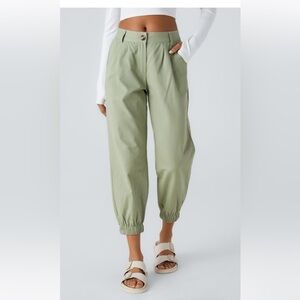 HALARA Sage Green Cotton Joggers